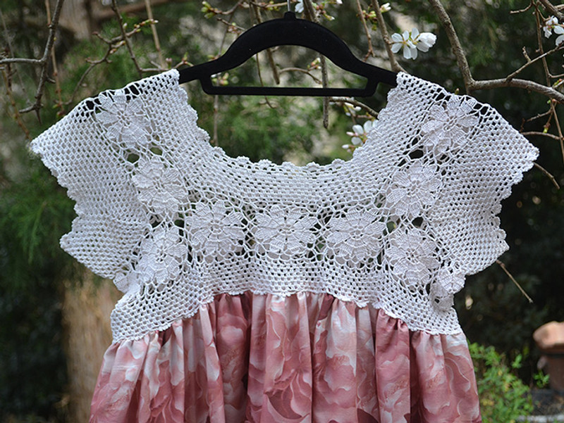 crochet lace dress